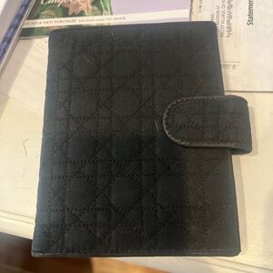Dior Black Quilted Wallet